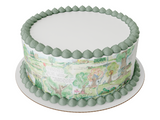 Pooh Bear Edible Icing Wraps | Custom Baby Shower Cake Design