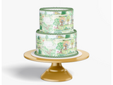 Pooh Bear Edible Icing Wraps | Custom Baby Shower Cake Design