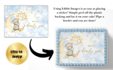 We Can Bearly Wait baby Shower Cake Topper, TEDDY BEAR BABY SHOWER CAKE TOPPER, BEAR CAKE TOPPER, BEAR BABY SHOWER,