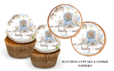 We can Bearly wait cupcake toppers