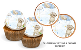We can Bearly wait cupcake toppers