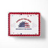4th of July Cake Topper Edible Image Forth of Jay Cake Topper