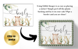 WE CAN BEARLY WAIT BABY SHOWER CAKE TOPPER