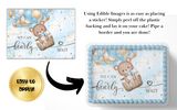 WE CAN BEARLY WAIT BABY SHOWER CAKE TOPPER