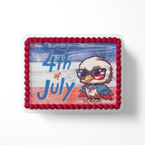 4th of July cake topper edible image, forth of July, 4th of July, cake topper, edible image, cupcake toppers