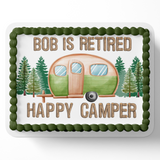retirement cake topper