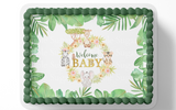 Safari Baby Shower Cake Topper Edible Image Jungle Baby Shower Safari Party Decorations