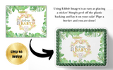 Safari Baby Shower Cake Topper Edible Image Jungle Baby Shower Safari Party Decorations
