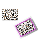 Leopard Print Cake Wrap Leopard Print Cake Topper