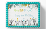 TWO WILD BIRTHDAY CAKE TOPPER