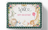 TWO WILD BIRTHDAY CAKE TOPPER