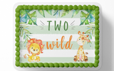 TWO WILD BIRTHDAY CAKE TOPPER