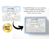 ELEPHANT BABY SHOWER Cake Topper Edible Image ELEPHANT Sheet Cake Topper