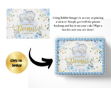 ELEPHANT BABY SHOWER Cake Topper Edible Image ELEPHANT Sheet Cake Topper