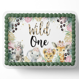 WILD ONE, WILD ONE PARTY, Girl, wild one birthday, wild one cake topper