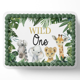 wild one birthday, wud one cake topper, wild one party, wild one sheet cake