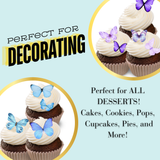 Edible Leaves For Cake Decorating, Fall cake topper, fall cupcake topper, fall leaf, edible leaf, wafer paper leaf, wafer paper leaves