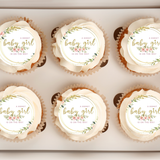 A Sweet baby Girl Is On The Way Cupcake Toppers