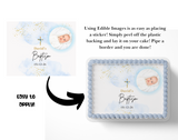 Baptism Cake Toppers Edible Baptism Cake Topper Christening Cake Topper