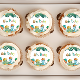 Baby Dinosaur Cupcake Toppers