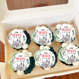 Dragon Baby Shower Cupake Toppers