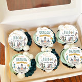 Dragon Baby Shower Cupake Toppers
