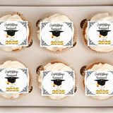 Graduation Cupcake Toppers Edible Image Mini Diplomas Diploma Cupcake tippers