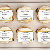 Graduation Diploma Cupcake Toppers