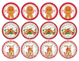 gingerbread man cupcake topper
