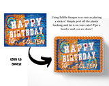Nerf Gun birthday Party Cake Topper Dart Gun Party