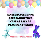 Photo on Cake Custom Photo Cake Topper