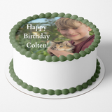 Photo on Cake Custom Photo Cake Topper