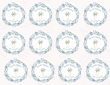 BAPTISM CUPCAKE TOPPERS
