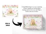 Pooh Bear Baby Shower Cake Topper