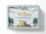 Pooh Bear Baby Shower Cake Topper