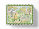 Pooh Bear Baby Shower Cake Topper