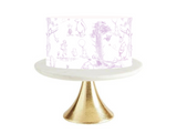 Pooh bear Toile baby SHower Cake topper
