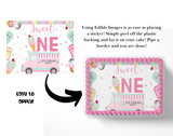 Sweet One Ice cream party cake topper