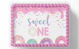 Sweet One Ice cream party cake topper