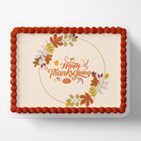 Thanksgiving Cake Topper, Thanksgiving Cupcake Toppers, Thanksgiving Dessert Decorations, Fall Cake topper, Fall Cupcake Toppers