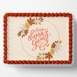 Thanksgiving Cake Topper, Thanksgiving Cupcake Toppers, Thanksgiving Dessert Decorations, Fall Cake topper, Fall Cupcake Toppers