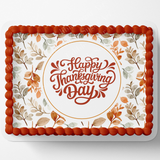 Thanksgiving Cake Topper, Thanksgiving Cupcake Toppers, Thanksgiving Dessert Decorations, Fall Cake topper, Fall Cupcake Toppers