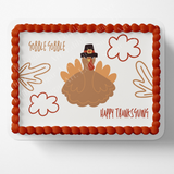 Thanksgiving Cake Topper, Thanksgiving Cupcake Toppers, Thanksgiving Dessert Decorations, Fall Cake topper, Fall Cupcake Toppers
