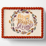 Thanksgiving Cake Topper, Thanksgiving Cupcake Toppers, Thanksgiving Dessert Decorations, Fall Cake topper, Fall Cupcake Toppers