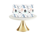 safari baby shower cake topper edible image cake wrap