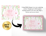 Baby In Bloom Baby Shower Cake Topper