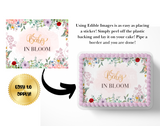 Baby In Bloom Baby Shower Cake Topper