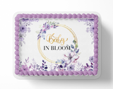 Baby In Bloom Baby Shower Cake Topper