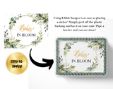 Baby In Bloom Baby Shower Cake Topper