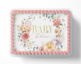 Baby In Bloom Baby Shower Cake Topper